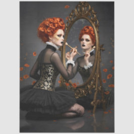 Decoupage Poetic Gothic Motifs  Seidenpapier