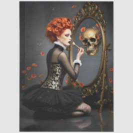 Decoupage Poetic Gothic Motifs  Seidenpapier