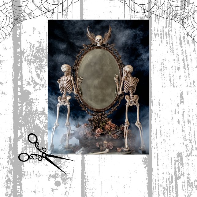 Decoupage Reflections of the Forgotten Skeletons  Seidenpapier (Von Creator hochgeladen)