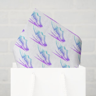 Decoupage Running Shoes Runner Jogger Geburtstag Seidenpapier