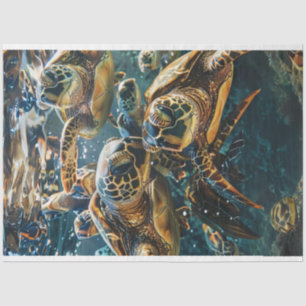 Decoupage Sea Turtles Seidenpapier