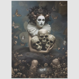 Decoupage Silent Gothic Romance  Seidenpapier