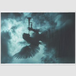 Decoupage Spiritual sein Gabriel Trumpet Call Seidenpapier