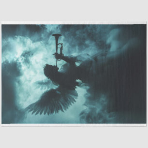 Decoupage Spiritual sein Gabriel Trumpet Call Seidenpapier