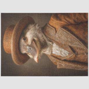 Decoupage Steampunk Sophisticate Dapper Platypus Seidenpapier