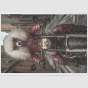 Decoupage Steampunk Standard Poodle Biker Seidenpapier