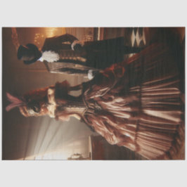 Decoupage Steampunk Victorian Fantasy Masquerade  Seidenpapier