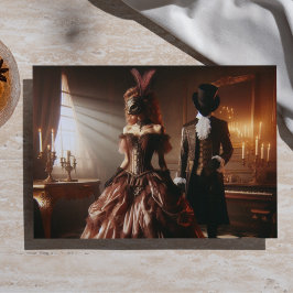 Decoupage Steampunk Victorian Fantasy Masquerade  Seidenpapier