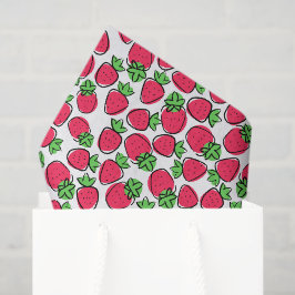 Decoupage Strawberries Geburtstagsparty Dusche Seidenpapier