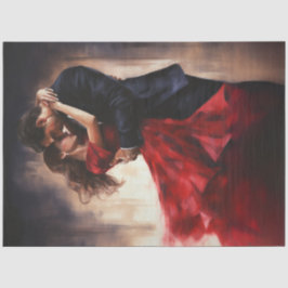 Decoupage Tango Tänzer Tango Tanzen Seidenpapier