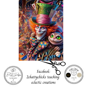 Découpage-Teeparty Fantasy-Art Seidenpapier