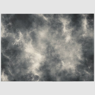 Decoupage Textured Black Silver White Imitats been Seidenpapier