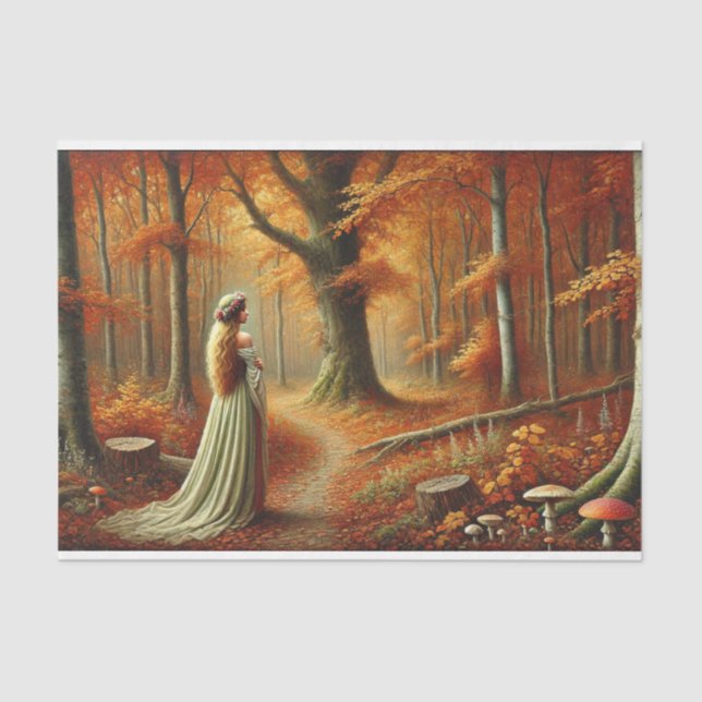 decoupage tissue paper mer hersftkleuren seidenpapier (Vorderseite)