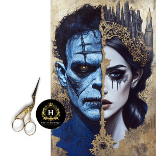 Decoupage-Tissue-Papier Braut von Frankenstein Seidenpapier