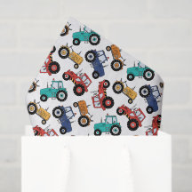 Decoupage Tractor Geburtstagsparty