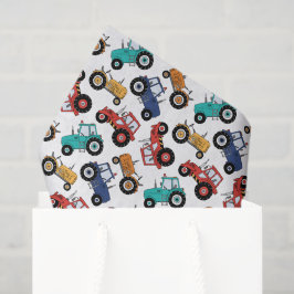 Decoupage Tractor Geburtstagsparty Seidenpapier