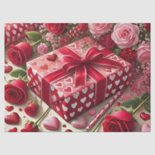 Decoupage Valentinstag-Geschenke Tissue-Papier Seidenpapier