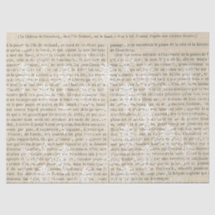 Decoupage, Vintag White Damask Seidenpapier