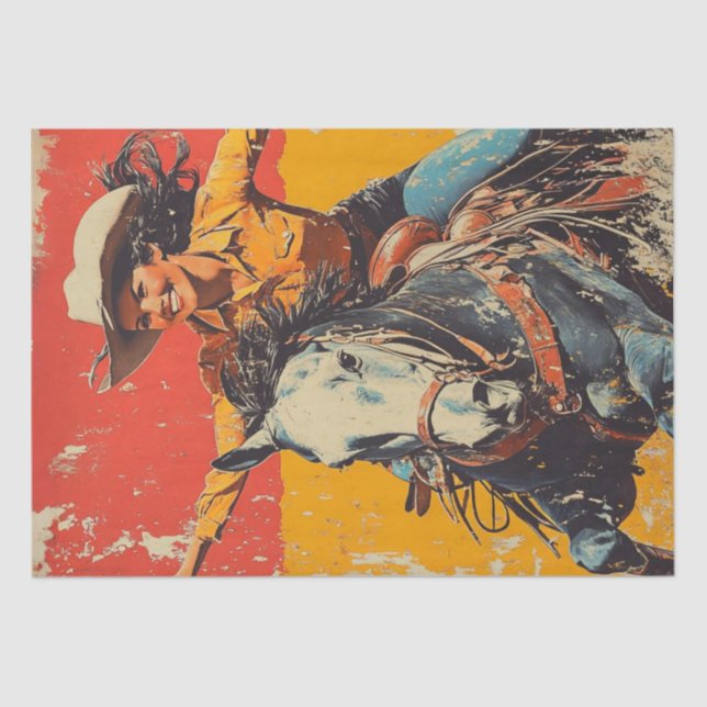 Decoupage Vintage Poster Arabian Reiter Judi Seidenpapier (Vorderseite)