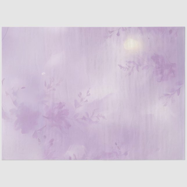 Decoupage Watercolor Background Dreamy Light Lilac Seidenpapier (Vorderseite)