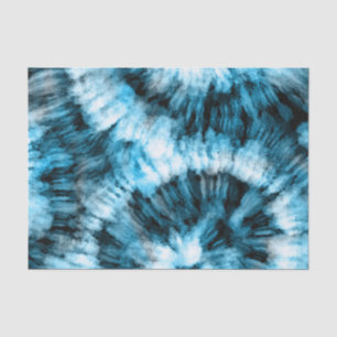 Decoupage Watercolor Navy Blue Gefärbte Krawatte Seidenpapier