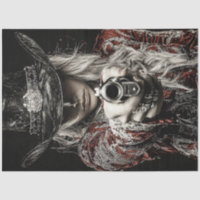 Decoupage Western Frontier Lady Sheriff