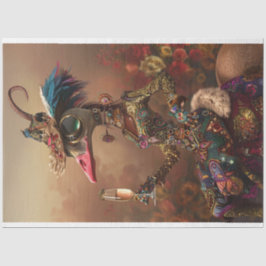 Decoupage Whimsical Charakter Wackadoodle Lady Seidenpapier