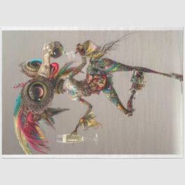 Decoupage Whimsical Fantasy Character Wackadoodle Seidenpapier