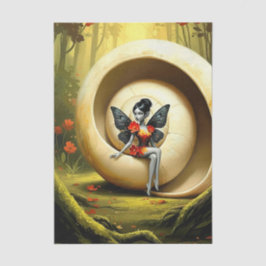 Decoupage Whimsical Flower Fairy Seidenpapier