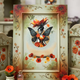 Decoupage Whimsical Flower Fairy  Seidenpapier