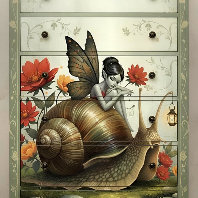 Decoupage Whimsical Flower Fairy Seidenpapier (Von Creator hochgeladen)