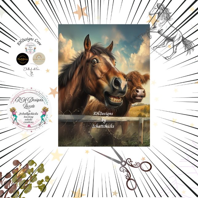 Decoupage Whimsical Foto Funny Face Horst Seidenpapier (Von Creator hochgeladen)