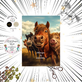 Decoupage Whimsical Funny Animal Pose Seidenpapier