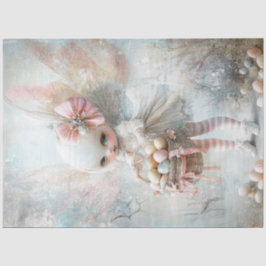 Decoupage Whimsical Ostermaus Flügel & Eier Seidenpapier