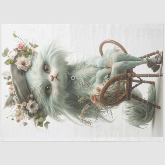 Decoupage Whimsical Seidenpapier (Vorderseite)