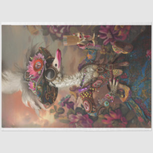Decoupage Whimsical Wackadoodle Ladys Club Seidenpapier