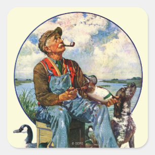 Decoys Quadratischer Aufkleber