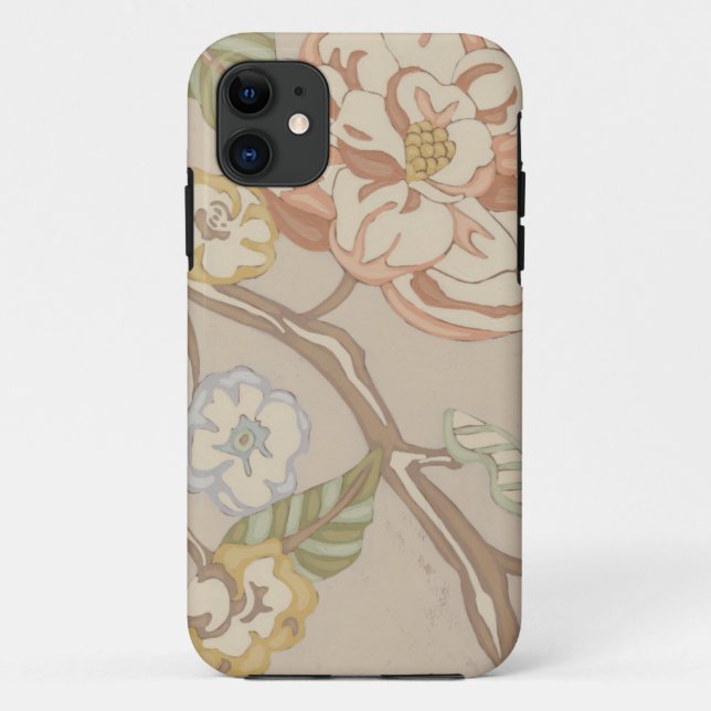 Decrative Organza-Chintz-Blumenmuster Case-Mate iPhone Hülle (Rückseite)