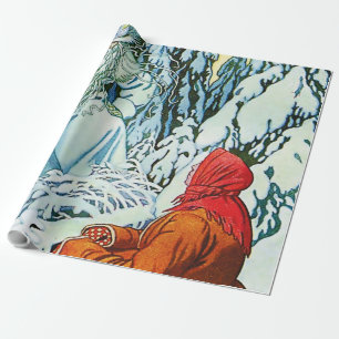„Ded Moroz“ oder „Väterchen Frost“ von Ivan Bilibi Geschenkpapier