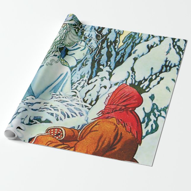 „Ded Moroz“ oder „Väterchen Frost“ von Ivan Bilibi Geschenkpapier (Ungerollt)