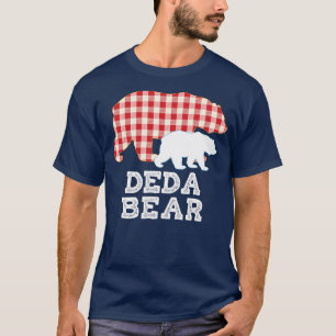Deda Kariert Great Bar Daddy Grandpa Vatertag T-Shirt