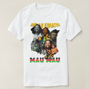 Dedan Kimathi Kenia-Shirt Mau Mau Pan-Afrikanische T-Shirt