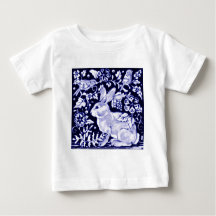 Dedham Blue Rabbit, Classic Blue & White Design