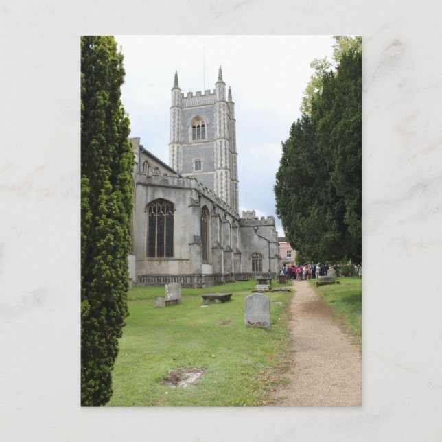 Dedham Church Postkarte (Vorderseite)