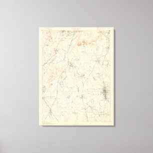 Dedham, Massachusetts Leinwanddruck