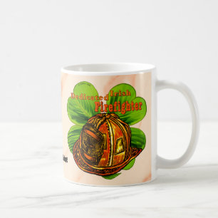 Dedicated Irish Firefighter Kaffeetasse