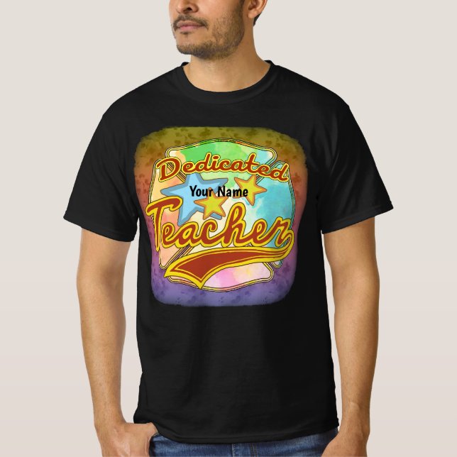 Dedicated Teacher T-Shirt (Vorderseite)