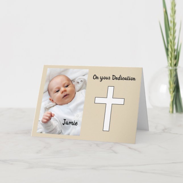 Dedication-Foto Karte (Vorderseite)