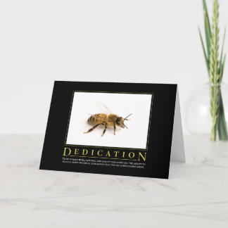 Dedication Motivierend Parody Card Karte