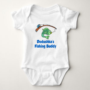 Dedushka Fishing Buddy Baby Strampler